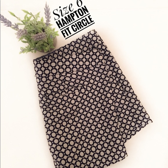 Banana Republic Navy HMPTN CRCLE JC NOVELTY Size 6 - Picture 5 of 5